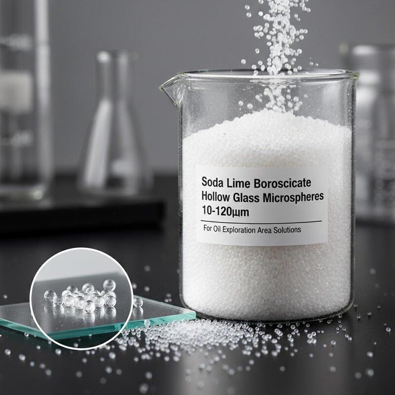 Vi cầu thủy tinh rỗng borosilicate soda lime 10-120µm cho các giải pháp trong lĩnh vực thăm dò dầu