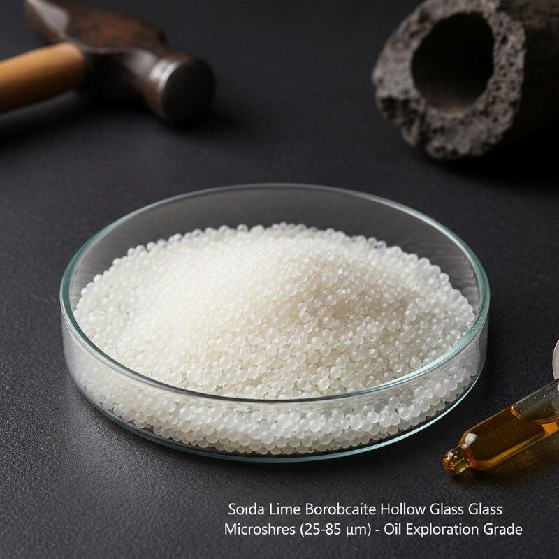 Vi cầu thủy tinh rỗng Borosilicate Soda Lime với đường kính 25-85 Microns cho lĩnh vực thăm dò dầu