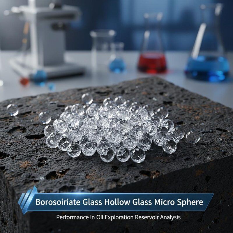 Borosilicate Hollow Glass Microspheres for Oil Exploration - Non-flammable, Low Viscosity, High Compressive Strength