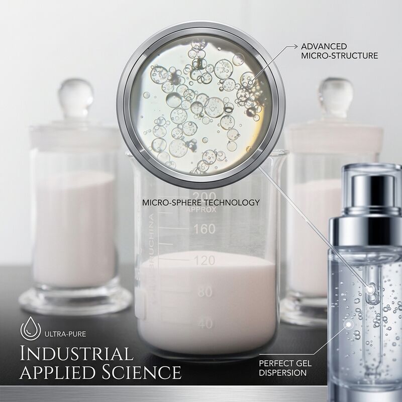 Microspheres kính rỗng vi mô với mật độ khối lượng từ 0,10 đến 0,40 g/cm3 và độ bền nén lên đến 350 MPa cho các ứng dụng công nghiệp