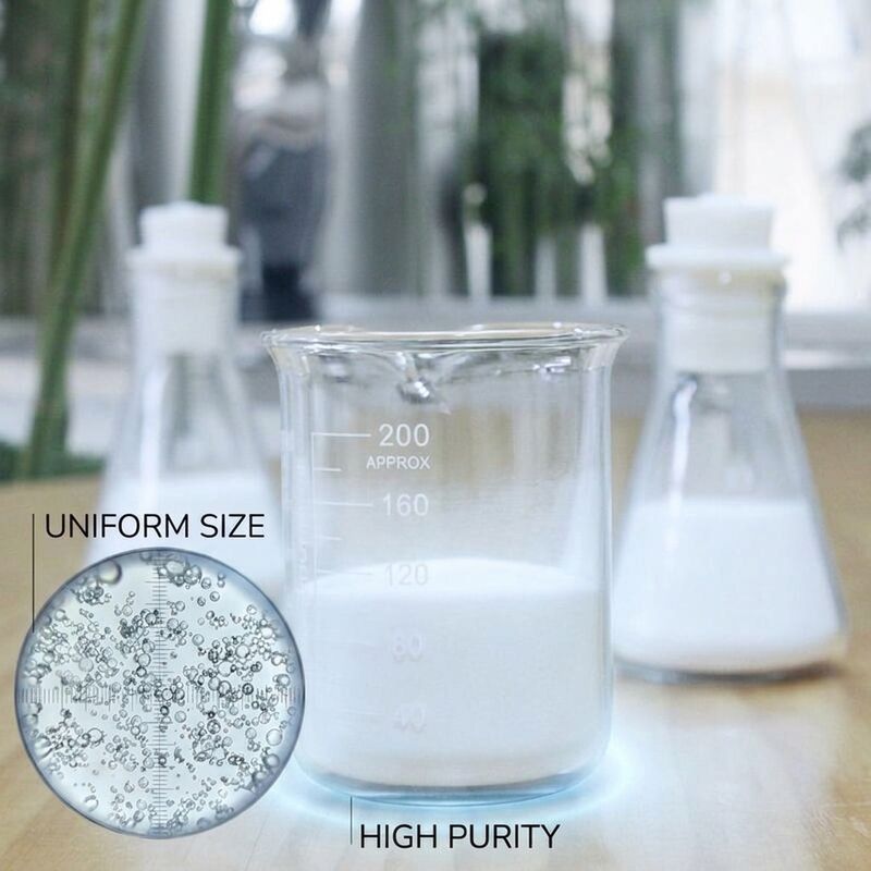 HN15 bong bóng thủy tinh rỗng mật độ cực thấp 0.08-0.15 g/cm3 Bộ lấp cách nhiệt cho lớp phủ tiết kiệm năng lượng